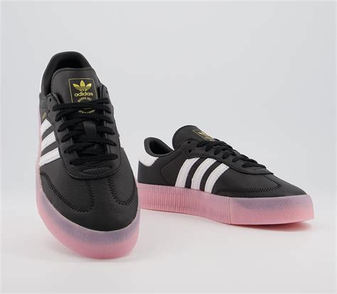 adidas schwarz rosa|Adidas sambarose goat.